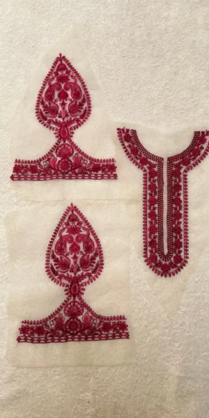 Ethnic set ( Neckline, pair of motifs)