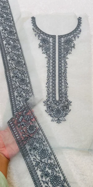 Sapphire set( Neckline and 1 Yard Border)