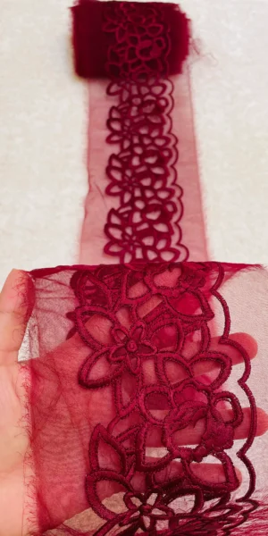 Maria B Mehroon 1 Yard Border