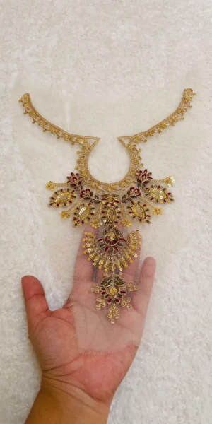 Ethnic White Neckline