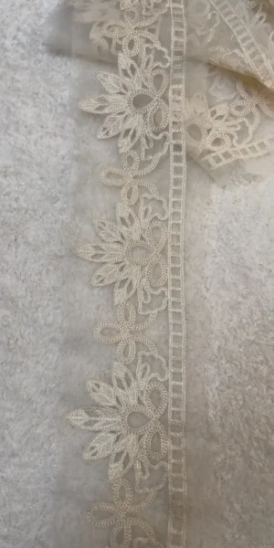 Off white Maria B lace