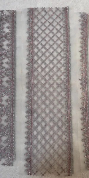 White Tilla and Sequence Embroidery Set