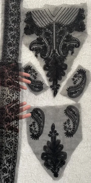 Black Thread Embroidery set