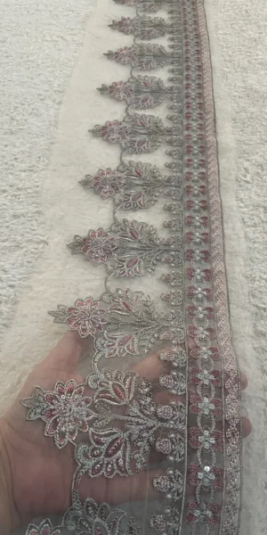 Ethnic Grey 1 Yard Border